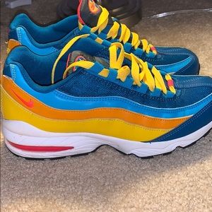 Nike AirMax 95 “Mashup teal/orange” (Worn once)